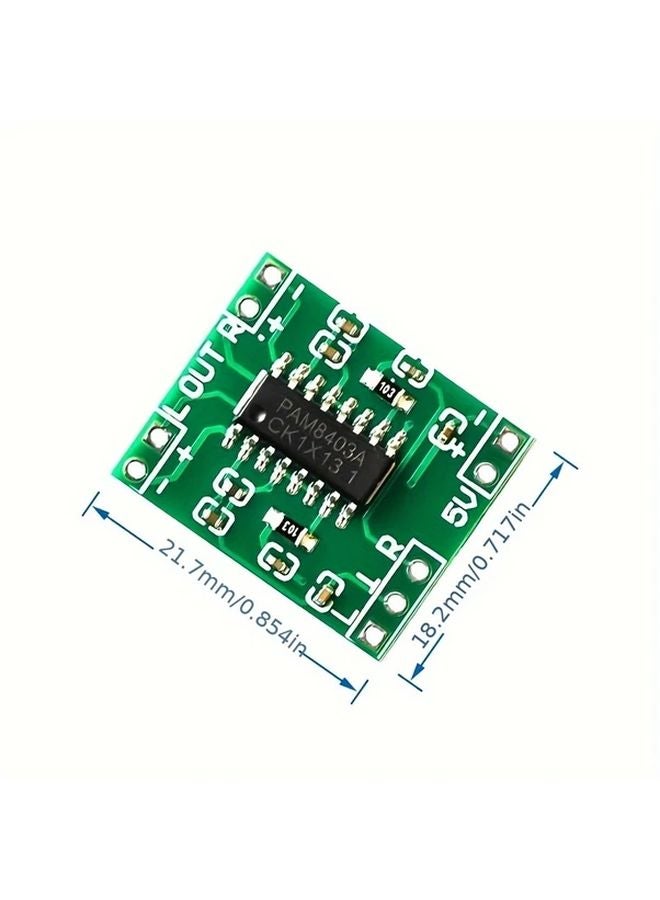 PAM8403 3W Stereo Amplifier Board 2 Pcs Dual Channel Compact Audio Amplifier - Image 2